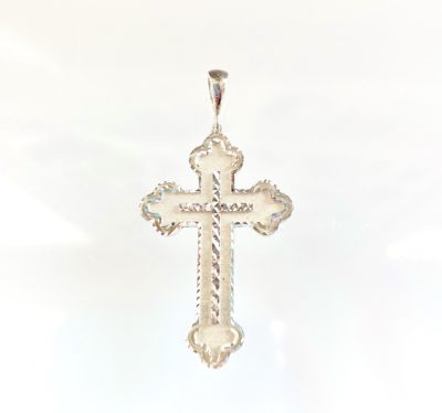 Sterling Silver & Diamond Cut Detailing
