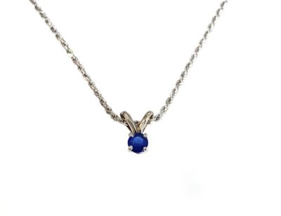 10k Gold & Gemstone Pendant Necklace