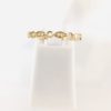 14k Yellow Gold Marquise & Round Shaped Diamond Ring