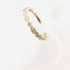 14k Yellow Gold Marquise & Round Shaped Diamond Ring - Image 2