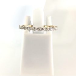 14k Gold Two Toned Diamond Ring