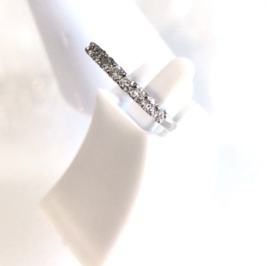 14k Gold Rounded Diamond Ring