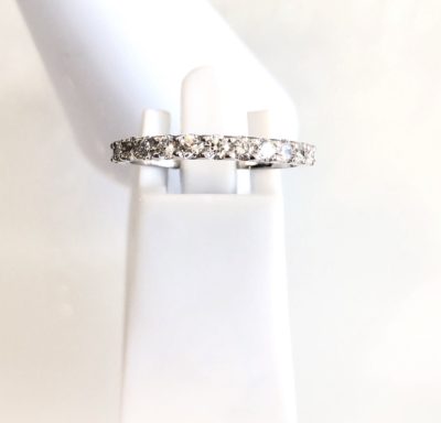 14k Gold Rounded Diamond Ring - Image 2