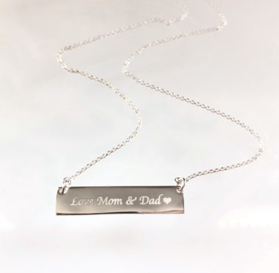 Small Nameplate in Sterling Silver - Image 2