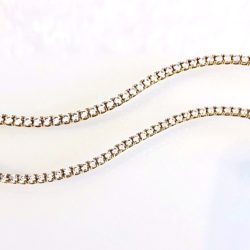 Yellow Gold & Cubic Tennis Bracelet
