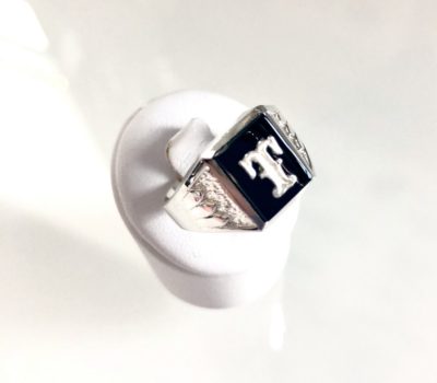 Sterling Silver Black Onyx Signet Ring - Image 2