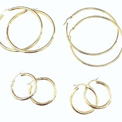 10k Gold Hoops