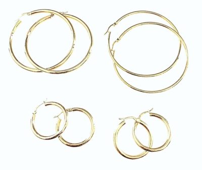 10k Gold Hoops