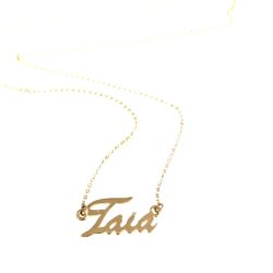 Custom Diamond Accent Name Necklace