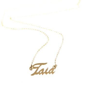 Custom Diamond Accent Name Necklace