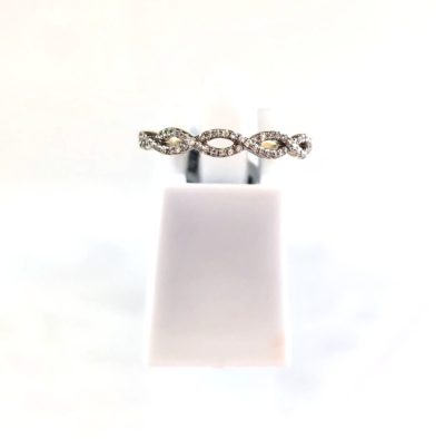 10k Gold ‘Infinity” Diamond Ring