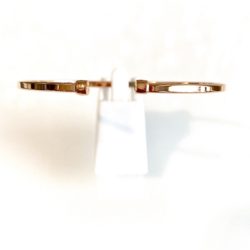 Sterling Silver & Rose Gold Dainty Cuff Bracelet