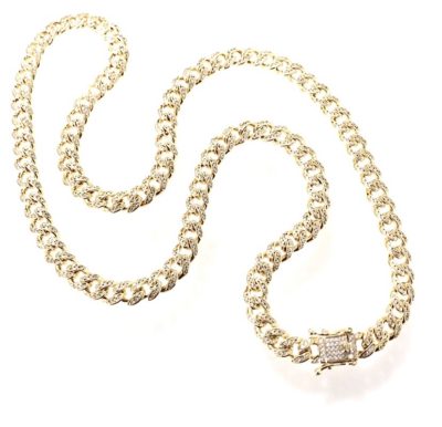 Sterling Silver & Gold Filled Curb Chain Link