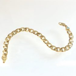 Yellow Gold Curb Link Bracelet