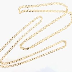 10k & 14k Gold Flat Anchor Chain