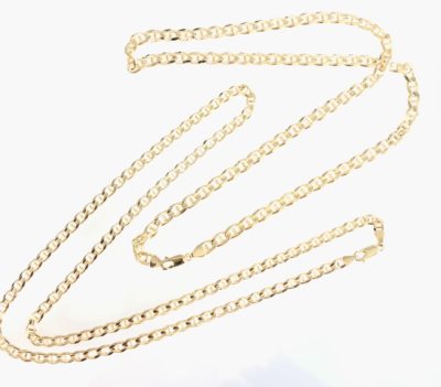 10k & 14k Gold Flat Anchor Chain