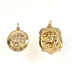14k Gold St. Micheal Pendants