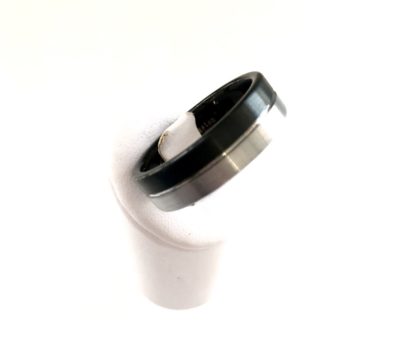 Tungsten Two Toned 6mm Brushed Band - Image 2