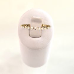 14k Gold Round Diamond Set Band