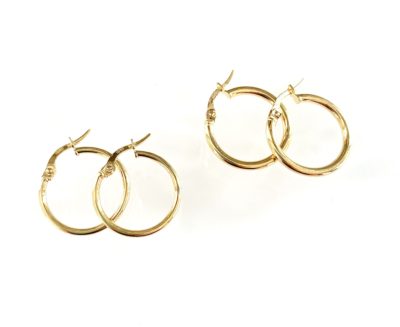 Petite Gold Hoops