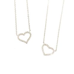 Cubic Heart Necklace