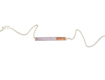 Custom 10k Gold Bar Bracelet