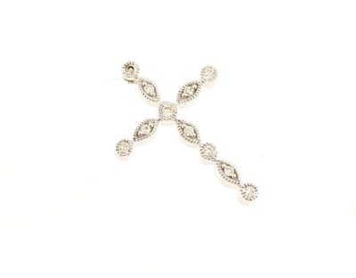 10k Gold & Diamond Detailed Cross - Image 2