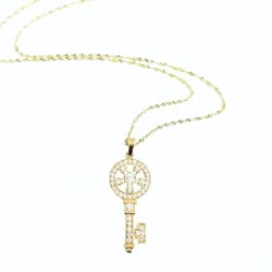 10k Golden Key Necklace