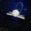 Custom 10k Gold Engagement Set - Image 4