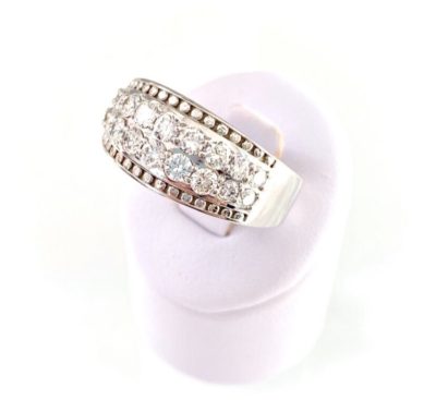 Custom 10k Diamond Detailed Cocktail Ring - Image 3