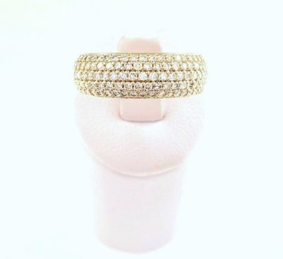 Custom 14k Micro Pavé Diamond Ring - Image 3