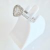 Custom 14k Diamond Heart Shaped Engagement Ring - Image 3