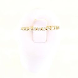 14k Gold Round Brilliant Diamond Ring