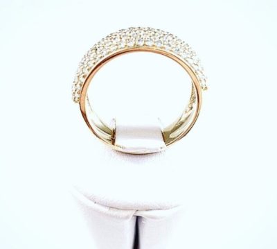 Custom 14k Micro Pavé Diamond Ring - Image 4
