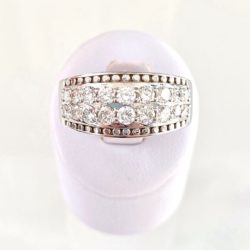 Custom 10k Diamond Detailed Cocktail Ring