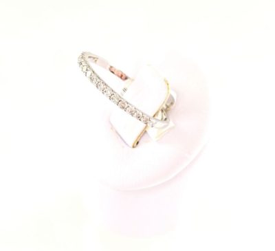 14k Gold Dainty Diamond Ring - Image 3